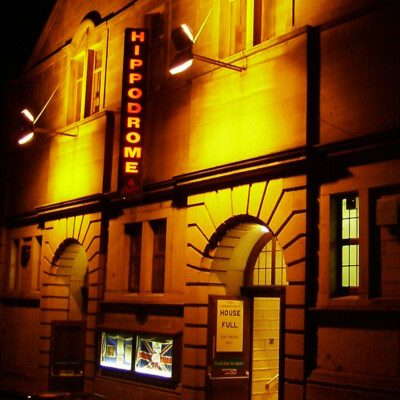 external photo of the pendle hippodrome theatre frontage